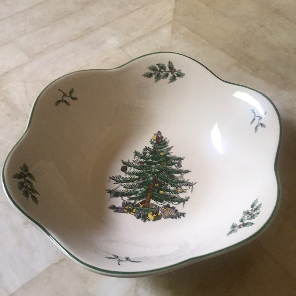 SPODE CHRISTMAS TREE BOWL